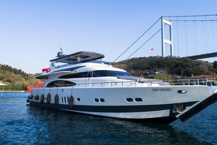 Luxury yacht cruise on Istanbul's Bosphorus, offering views of palaces and bridges, photo 43 | wizardtrip