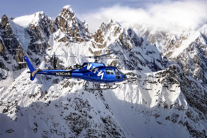 Helikoptertur over Knik-gletsjeren i Alaska med landing på isen, foto 13 | wizardtrip