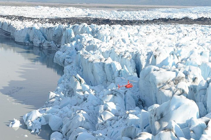 Helikoptertur over Knik-gletsjeren i Alaska med landing på isen, foto 14 | wizardtrip