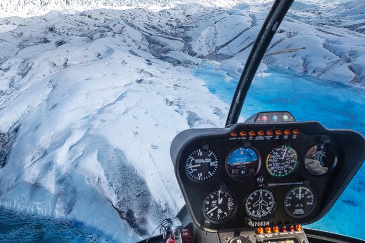 Helikoptertur over Knik-gletsjeren i Alaska med landing på isen, foto 16 | wizardtrip