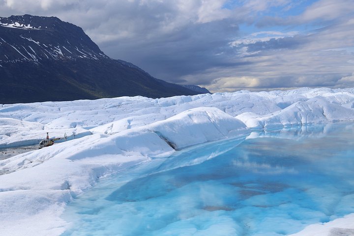 Helikoptertur over Knik-gletsjeren i Alaska med landing på isen, foto 17 | wizardtrip