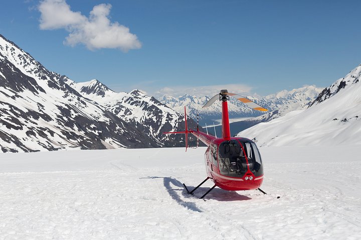 Helicopter flight and dogsledding adventure in Alaska with huskies and glaciers, photo 10 | wizardtrip