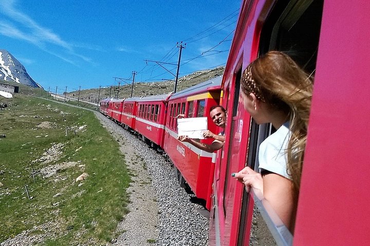 Train Rouge du Bernina, Alpes Suisses & St Moritz depuis Milan | wizardtrip