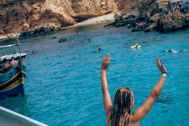 Bootsfahrt zur Blauen Lagune von Comino, Malta, mit Schwimmen und Schnorcheln, Foto 25 | wizardtrip
