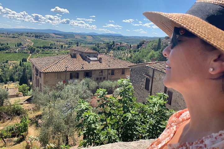 Tour œnologique en petit groupe en Toscane visitant San Gimignano, des domaines biologiques et Piazzale Michelangelo, photo 19 | wizardtrip