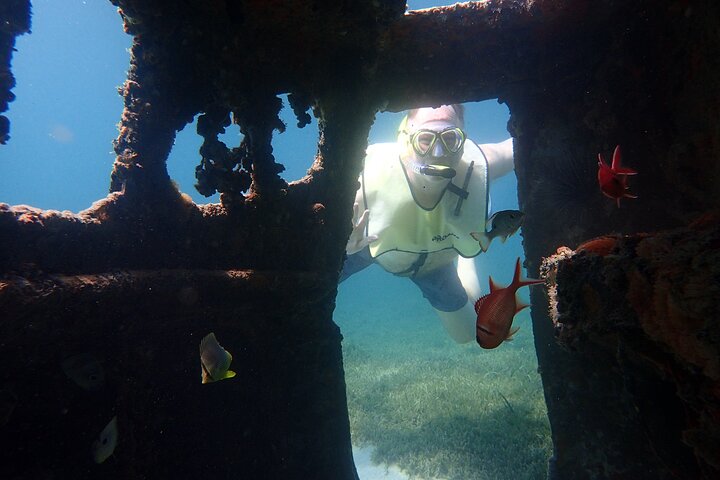 Sea scooter snorkeling adventure in Antigua, exploring coral reefs and marine life, photo 10 | wizardtrip