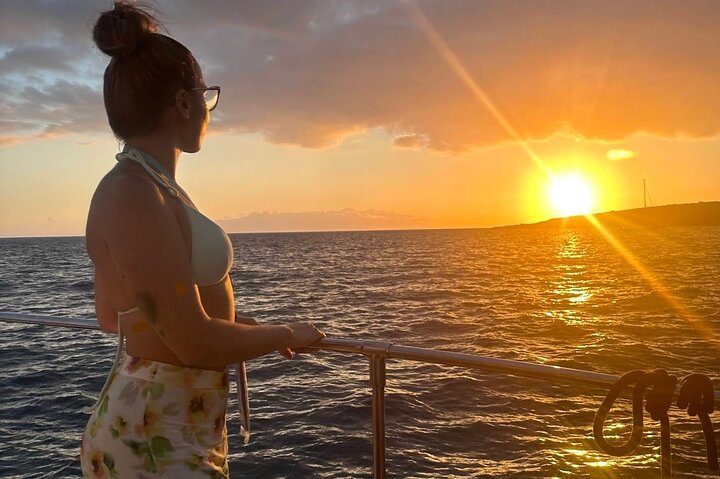Croisière en catamaran pour l'observation des baleines et des dauphins à Costa Adeje, Tenerife, avec rafraîchissements à bord, photo 6 | wizardtrip