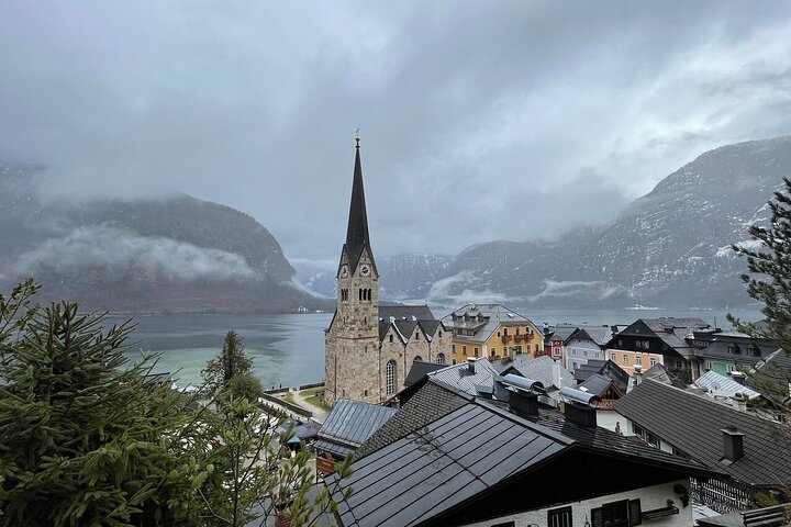 Malerische Ausblicke auf das Dorf Hallstatt, die Alpen und Seen während eines Tagesausflugs von Wien, Foto 6 | wizardtrip