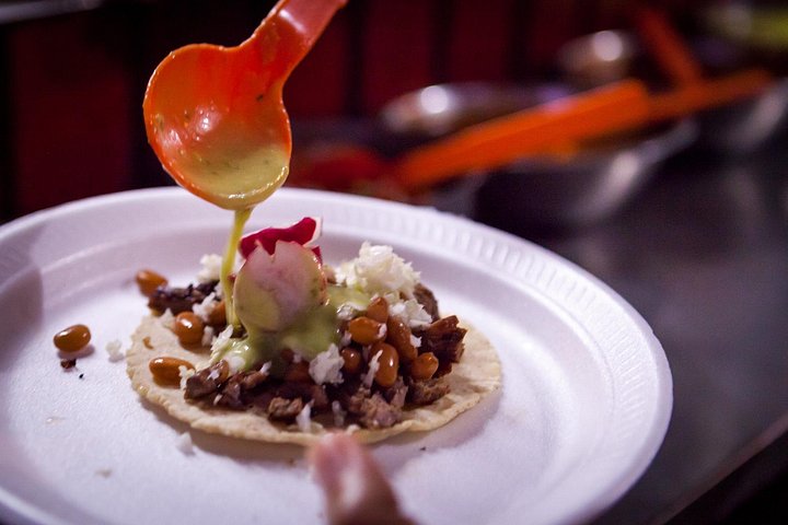 Kveldstur med tacos i Puerto Vallarta, Mexico, smaker på gatemat, foto 19 | wizardtrip
