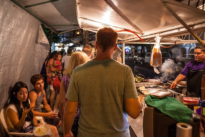 Kveldstur med tacos i Puerto Vallarta, Mexico, smaker på gatemat, foto 22 | wizardtrip