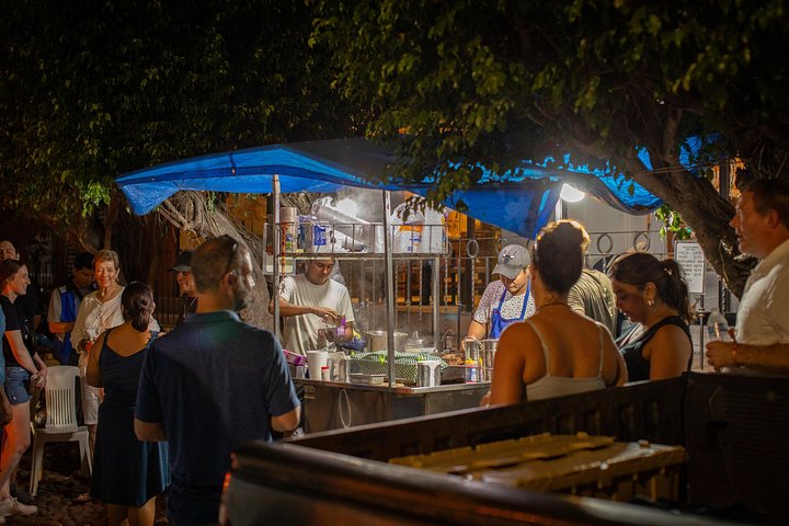 Kveldstur med tacos i Puerto Vallarta, Mexico, smaker på gatemat, foto 27 | wizardtrip