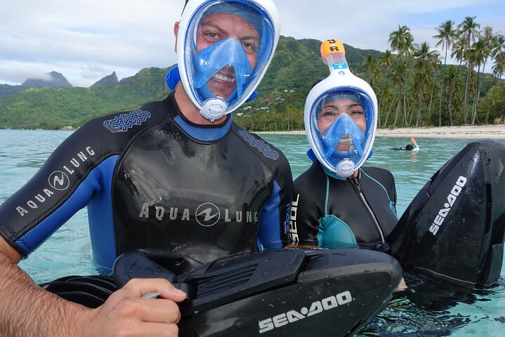 Profitez d'une aventure inoubliable de snorkeling en scooter des mers à Moorea, nageant avec la vie marine, photo 7 | wizardtrip
