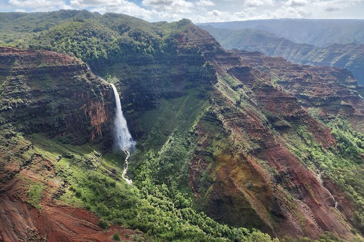 Passeio privado de helicóptero sem portas sobre as deslumbrantes cascatas, cânions e costas de Kauaʻi, foto 7 | wizardtrip
