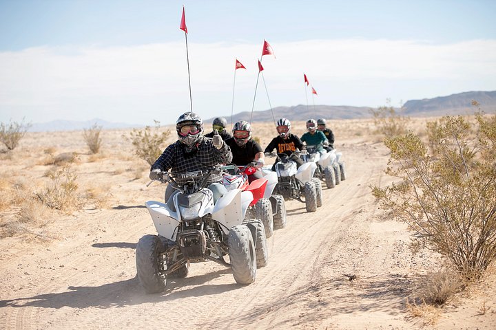 Experience an exhilarating ATV ride through the scenic Nellis Dunes desert landscape near Las Vegas, photo 6 | wizardtrip