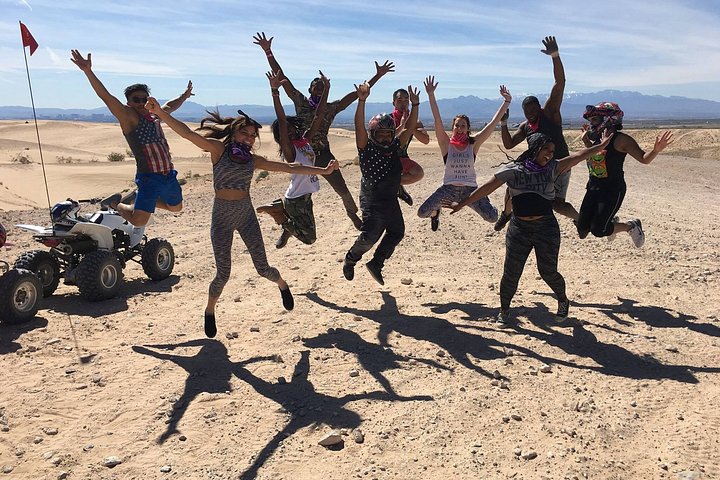 Experience an exhilarating ATV ride through the scenic Nellis Dunes desert landscape near Las Vegas, photo 8 | wizardtrip