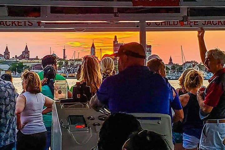 Panoramica crociera al tramonto a St. Augustine, Florida, con monumenti storici, foto 19 | wizardtrip