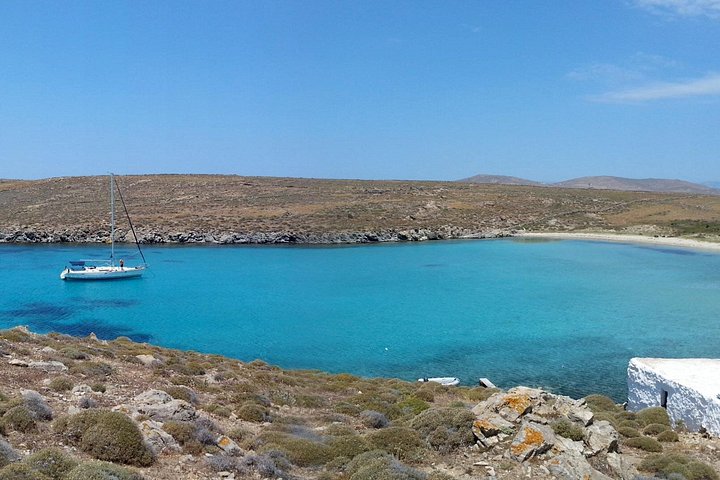 Seiltur med seilbåt fra Mykonos til Rhenia og Delos, med svømming, snorkling og historiske turer, foto 18 | wizardtrip