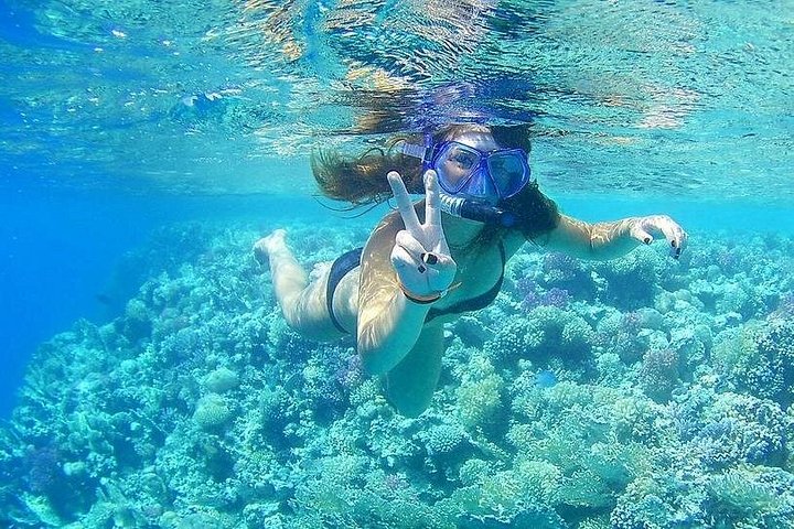 Disfruta de un lujoso crucero en yate a la Isla Orange Bay desde Hurghada, con snorkel, almuerzo y relax en la playa, foto 17 | wizardtrip
