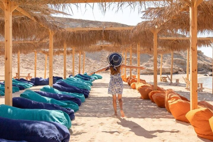 Disfruta de un lujoso crucero en yate a la Isla Orange Bay desde Hurghada, con snorkel, almuerzo y relax en la playa, foto 31 | wizardtrip