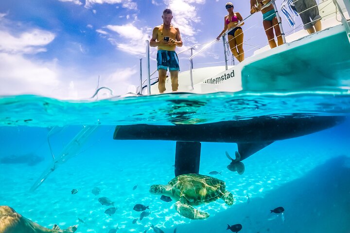 Gita di un giorno all'isola di Klein Curacao con catamarano, snorkeling, spiagge e pranzo BBQ, foto 5 | wizardtrip
