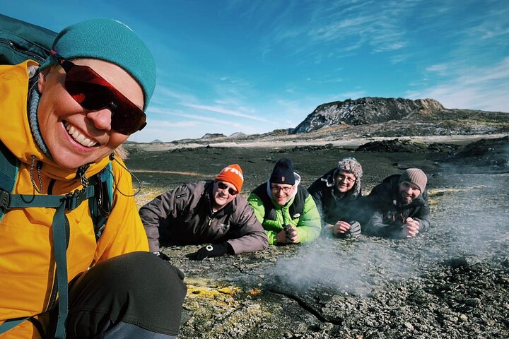 Hike across recent lava fields and explore volcanic landscapes on a guided tour in Iceland, photo 17 | wizardtrip