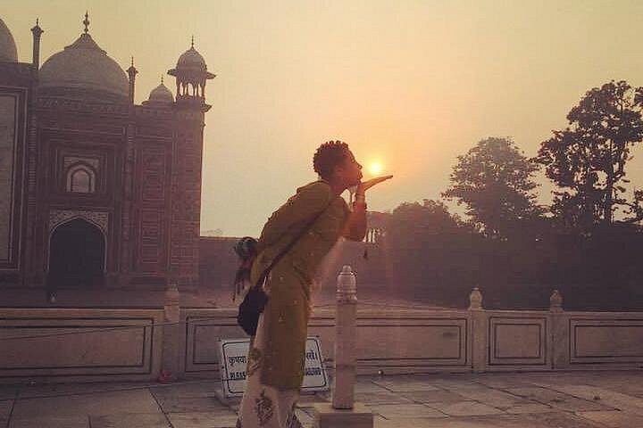 Private Ganztagestour zu den UNESCO-Weltkulturerbestätten von Agra, einschließlich des Taj Mahal bei Sonnenaufgang und Sonnenuntergang, Foto 8 | wizardtrip