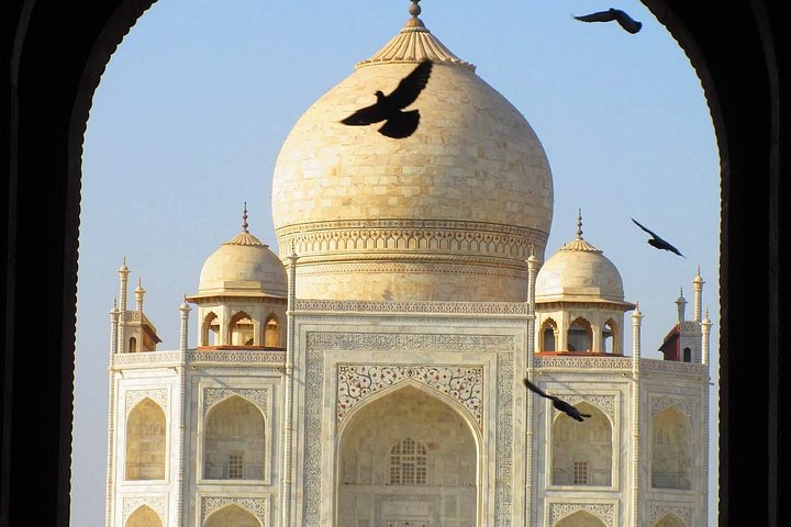 Private Ganztagestour zu den UNESCO-Weltkulturerbestätten von Agra, einschließlich des Taj Mahal bei Sonnenaufgang und Sonnenuntergang, Foto 33 | wizardtrip
