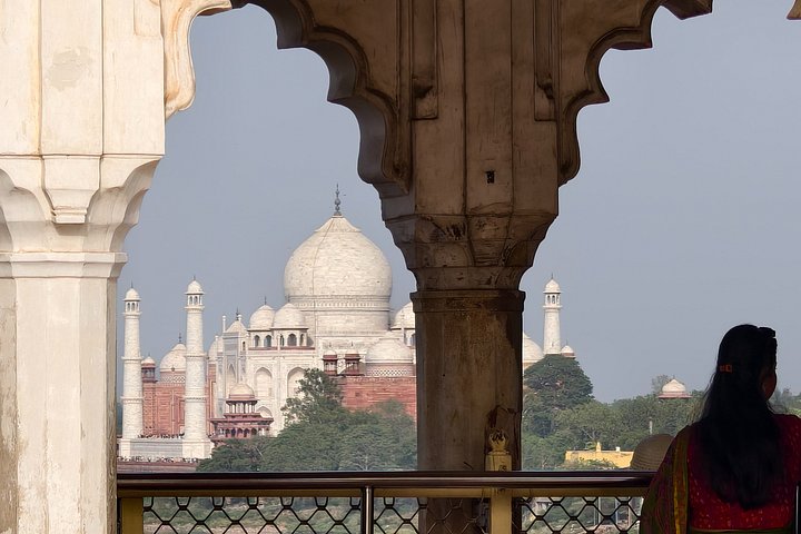 Private Ganztagestour zu den UNESCO-Weltkulturerbestätten von Agra, einschließlich des Taj Mahal bei Sonnenaufgang und Sonnenuntergang, Foto 43 | wizardtrip