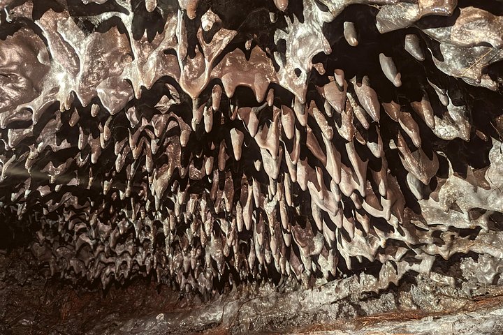 Passeio guiado dentro de um túnel de lava vulcânica na Ilha da Reunião, explorando formações geológicas únicas, foto 6 | wizardtrip