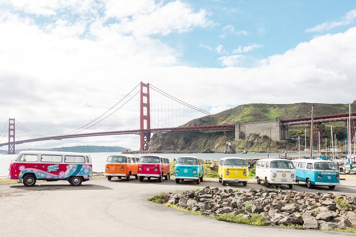 Oldtimer-VW-Bus-Tour zu den ikonischen Wahrzeichen San Franciscos wie der Golden Gate Bridge und den Painted Ladies, Foto 11 | wizardtrip