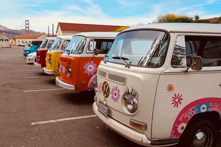 Oldtimer-VW-Bus-Tour zu den ikonischen Wahrzeichen San Franciscos wie der Golden Gate Bridge und den Painted Ladies, Foto 13 | wizardtrip
