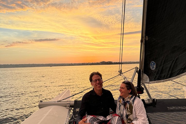 Nyd en katamaransejlads i San Diego havn, spot havliv og byudsigt, foto 15 | wizardtrip