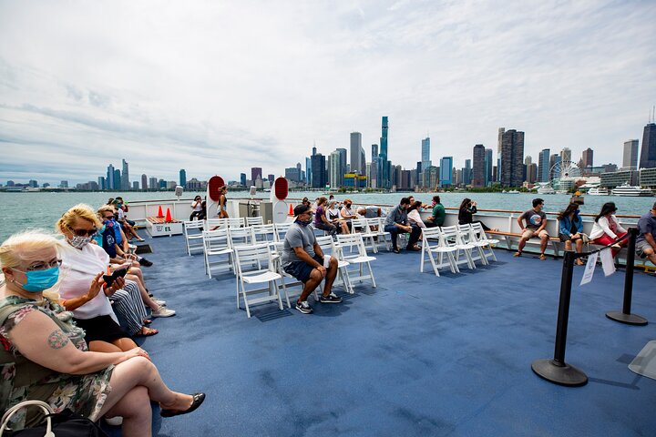 Bådtur med arkitektur i Chicago på floden og søen, foto 9 | wizardtrip