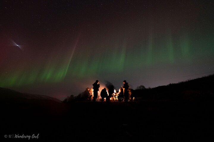 Búsqueda de Aurora Boreal en Tromsø con fogata, comida y equipo de invierno proporcionado, foto 10 | wizardtrip