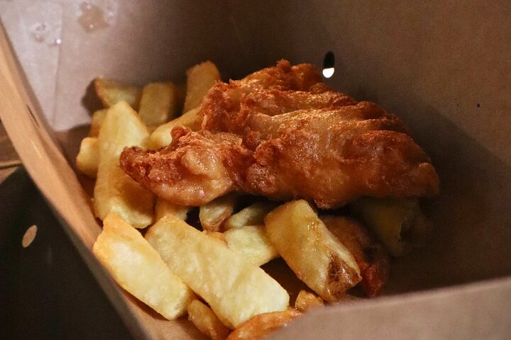 Um tour gastronómico guiado explorando o London Bridge e o Borough Market, com pratos britânicos icónicos e sabores locais, foto 10 | wizardtrip