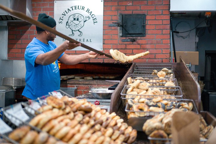 Montreal Mile End food tour tasting bagels, poutine, and smoked meat, photo 12 | wizardtrip