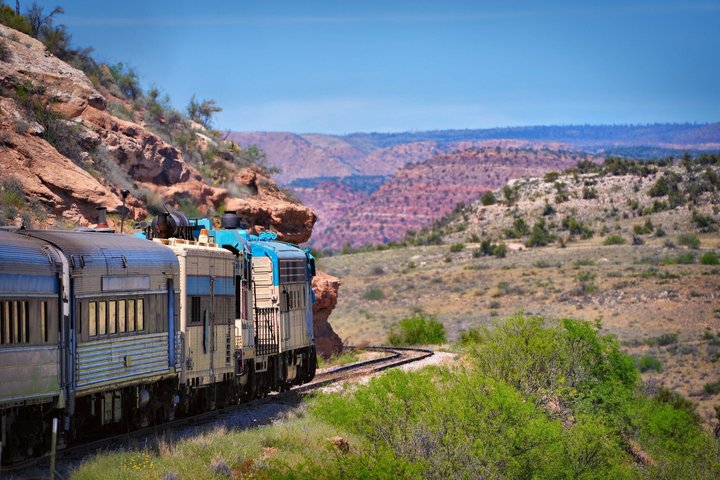 ヴェルデキャニオン鉄道の景観列車旅、アリゾナ、赤岩、川、野生動物、写真19 | wizardtrip