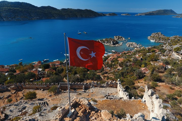 Bådtur der udforsker Kekova øens sunkne by og historiske steder fra Kaş, Tyrkiet, foto 6 | wizardtrip