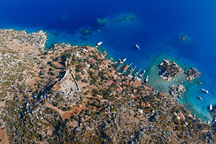 Bådtur der udforsker Kekova øens sunkne by og historiske steder fra Kaş, Tyrkiet, foto 7 | wizardtrip
