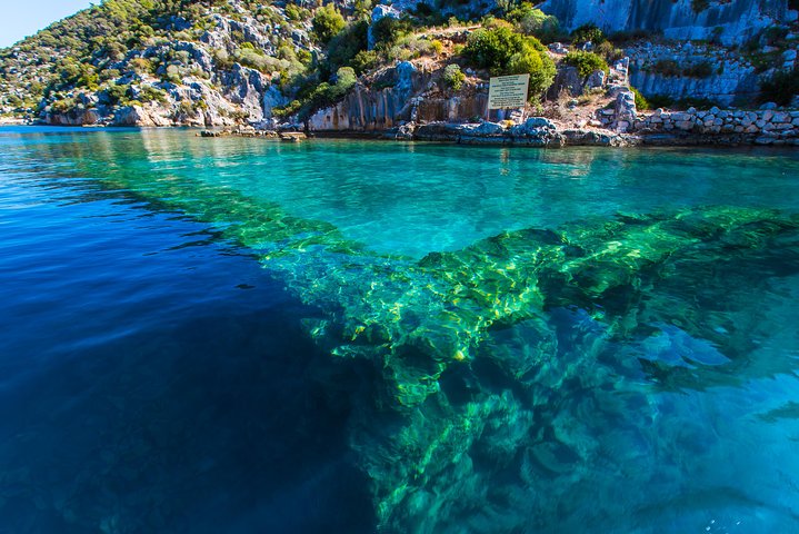 Bådtur der udforsker Kekova øens sunkne by og historiske steder fra Kaş, Tyrkiet, foto 8 | wizardtrip