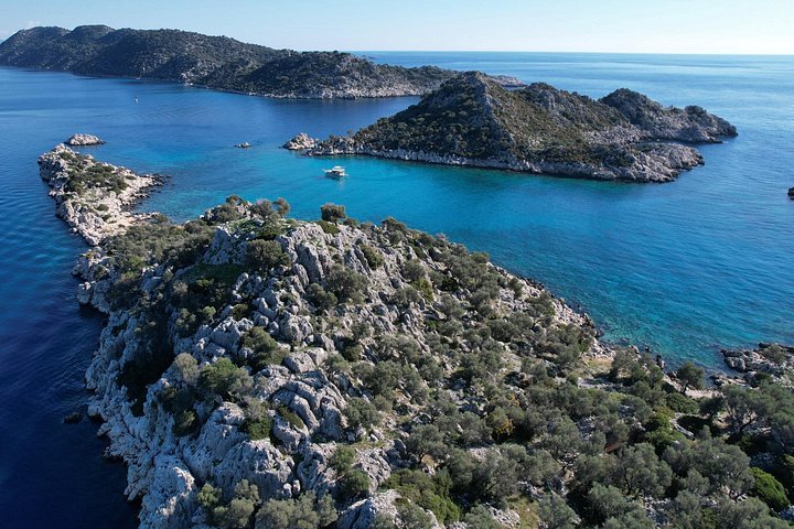Bådtur der udforsker Kekova øens sunkne by og historiske steder fra Kaş, Tyrkiet, foto 16 | wizardtrip