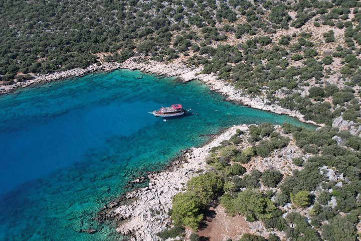 Bådtur der udforsker Kekova øens sunkne by og historiske steder fra Kaş, Tyrkiet, foto 21 | wizardtrip