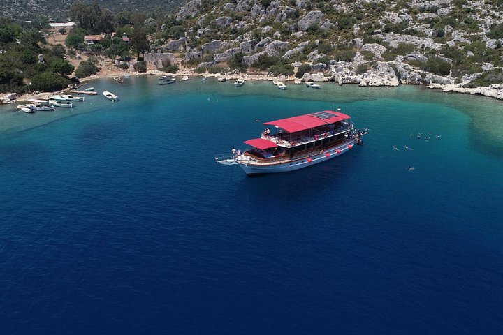Bådtur der udforsker Kekova øens sunkne by og historiske steder fra Kaş, Tyrkiet, foto 30 | wizardtrip
