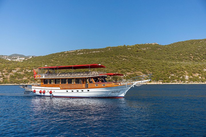 Bådtur der udforsker Kekova øens sunkne by og historiske steder fra Kaş, Tyrkiet, foto 34 | wizardtrip