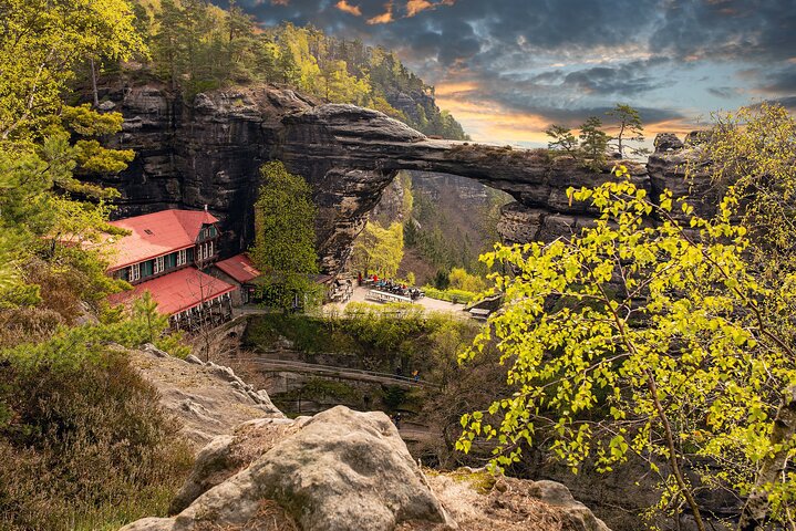 Tagesausflug zum Nationalpark Böhmische und Sächsische Schweiz von Prag, mit Naturlandschaften und Brücken, Foto 7 | wizardtrip
