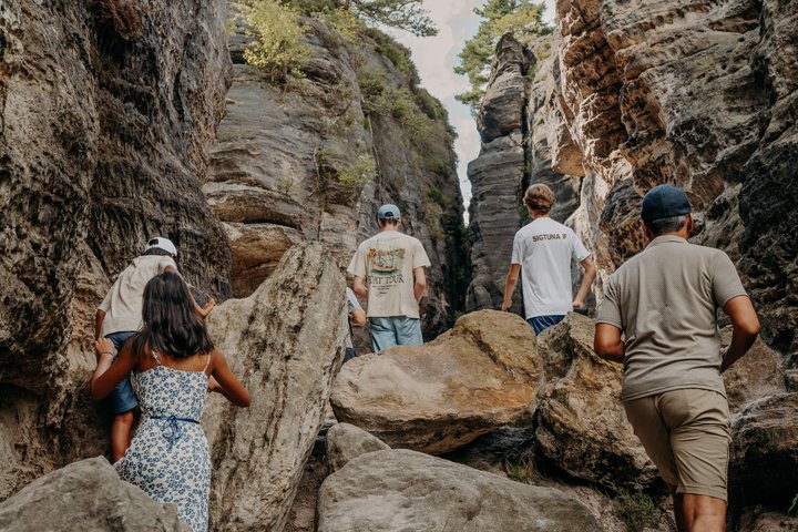 Tagesausflug zum Nationalpark Böhmische und Sächsische Schweiz von Prag, mit Naturlandschaften und Brücken, Foto 16 | wizardtrip