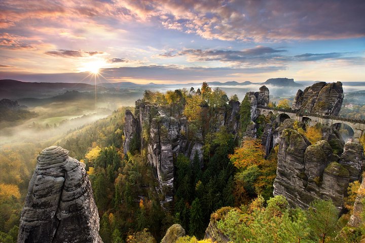 Tagesausflug zum Nationalpark Böhmische und Sächsische Schweiz von Prag, mit Naturlandschaften und Brücken, Foto 21 | wizardtrip