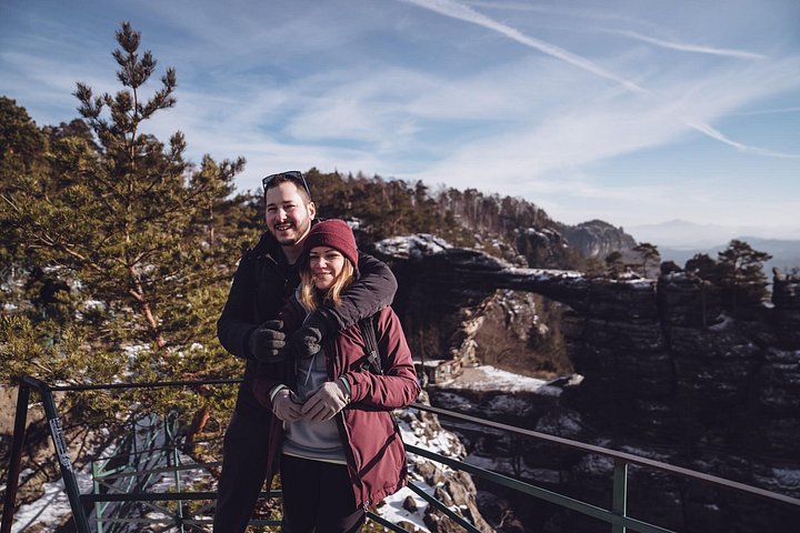 Tagesausflug zum Nationalpark Böhmische und Sächsische Schweiz von Prag, mit Naturlandschaften und Brücken, Foto 22 | wizardtrip