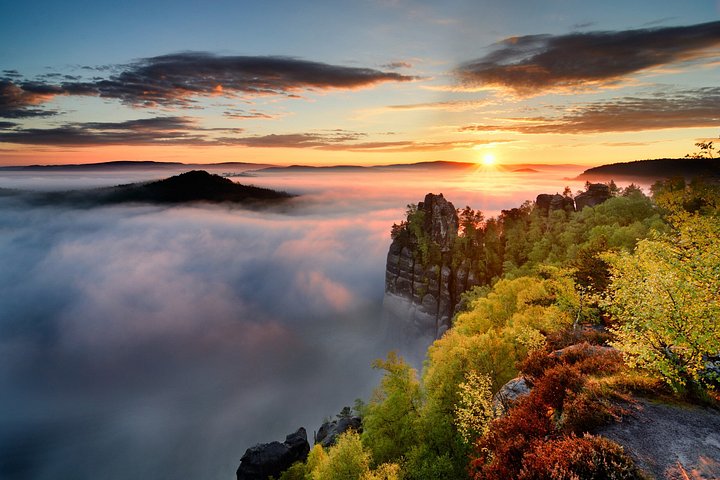 Tagesausflug zum Nationalpark Böhmische und Sächsische Schweiz von Prag, mit Naturlandschaften und Brücken, Foto 36 | wizardtrip