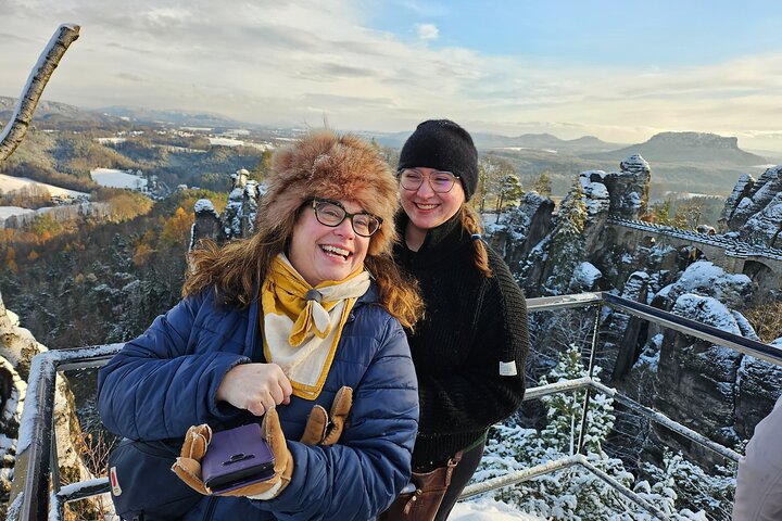 Tagesausflug zum Nationalpark Böhmische und Sächsische Schweiz von Prag, mit Naturlandschaften und Brücken, Foto 41 | wizardtrip